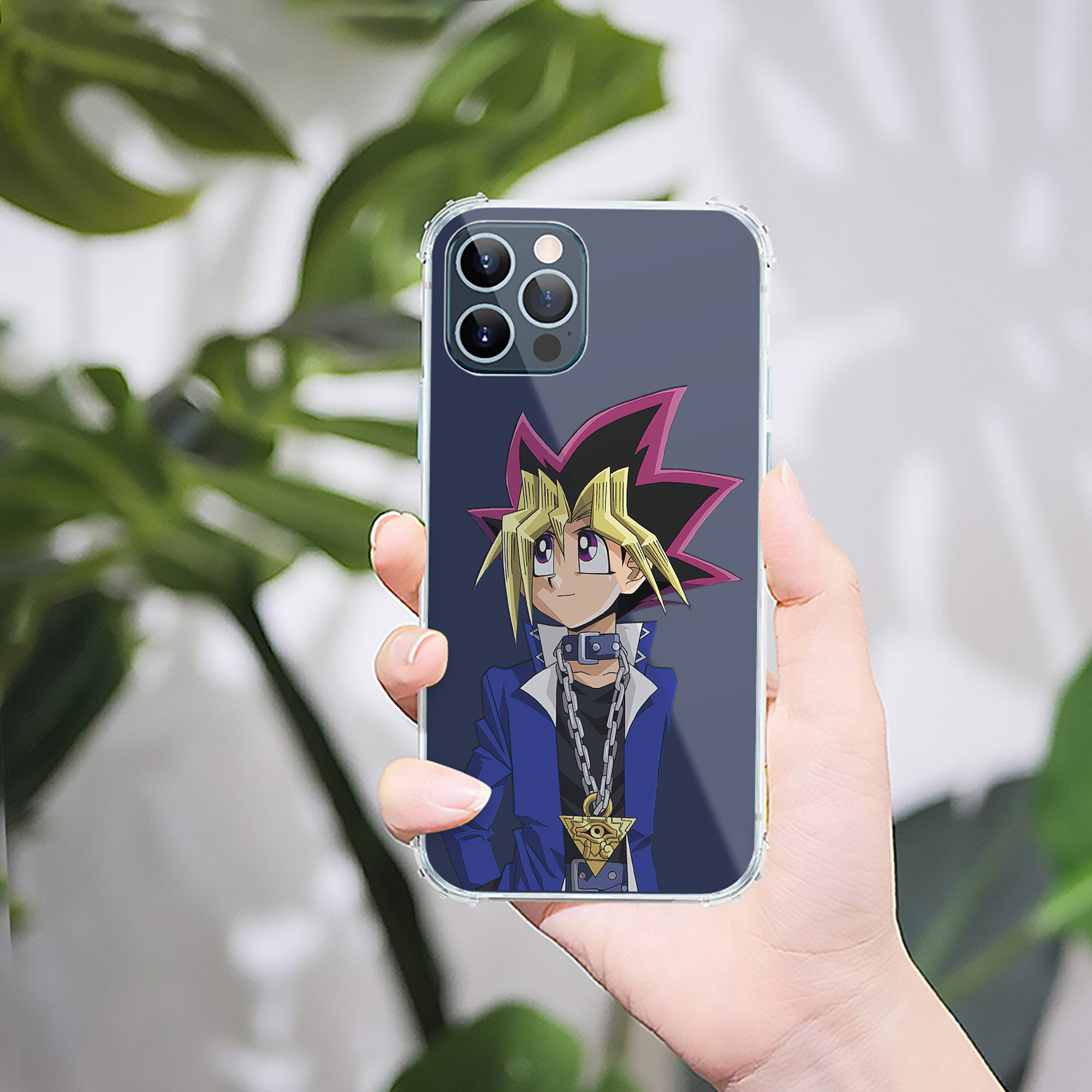 （画像用） 遊☆戯☆王 Yu-Gi-Oh! 【iPhone 12シリーズ対応】透明スマホケース（クリアソフトケース）